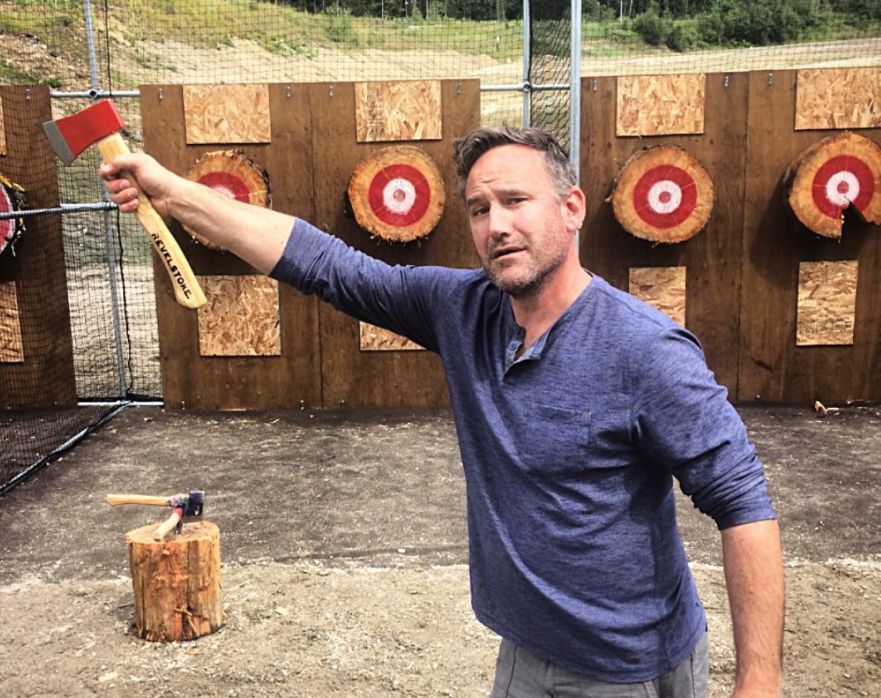 Peak Axe Throwing Visitor Rated 1 Thing to Do In Revelstoke, B.C